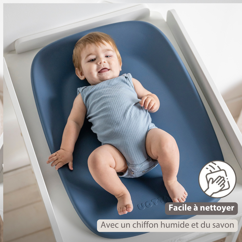 Care Nursing Cushion Midnight Blue 70x50 cm – Changing pad – Baby accessory [FR]