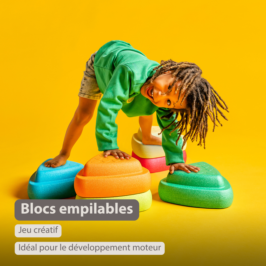 Blocky Balance Stacking Stones - 29 cm - Multicolor [FR]