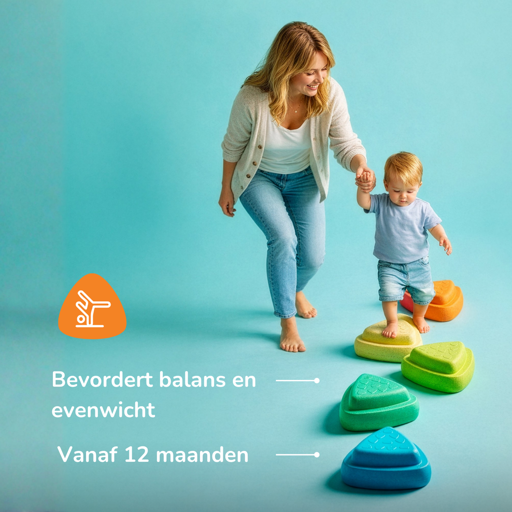 Blocky Balance Stacking Stones - 29 cm - Multicolor [NL]