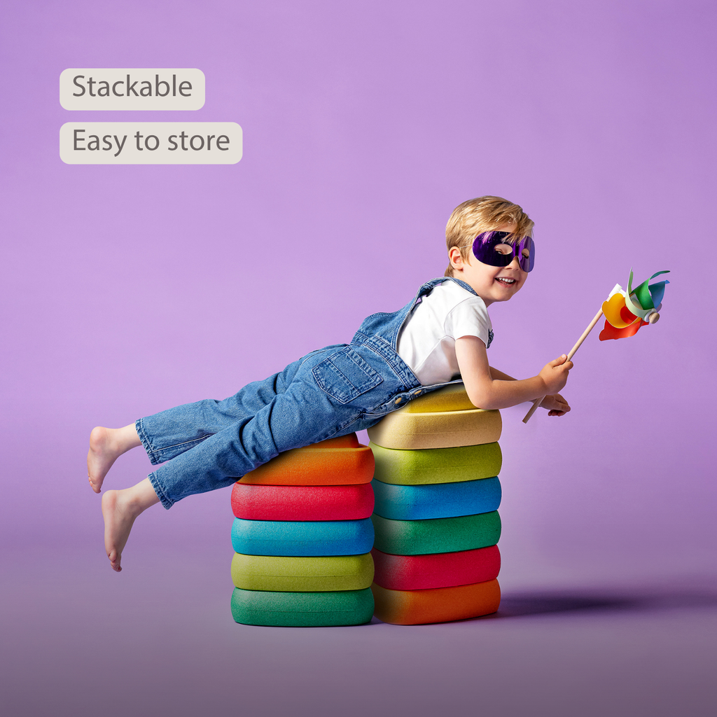 Blocky Balance Stacking Stones - 29 cm - Multicolor [EN]