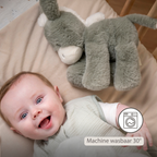 LouLou Plush Donkey - Soft Baby Cuddly Toy - 30 cm - Dark Green [NL]