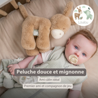 LouLou Plush Donkey - Soft Baby Cuddly Toy - 30 cm - Light Caramel [FR]