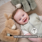 LouLou Plush Donkey - Soft Baby Cuddly Toy - 30 cm - Light Caramel [NL]