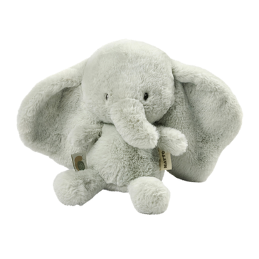 LouLou Peluche de Elefante - Suave Peluche para Bebé - 30 cm - Verde Tilo