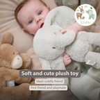 LouLou Plush Elephant - Soft Baby Cuddly Toy - 30 cm - Linden Green [EN]