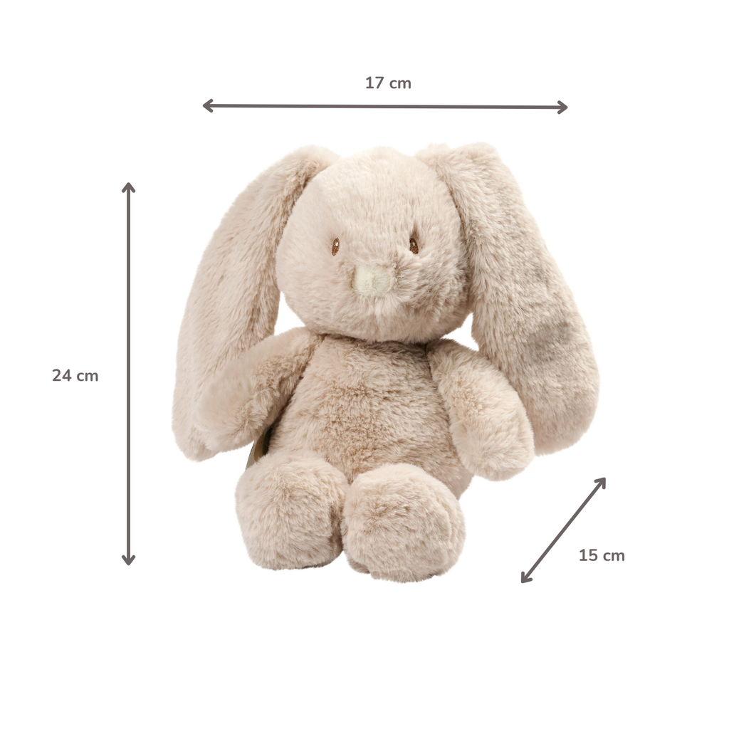 LouLou Plush Rabbit - Soft Baby Cuddly Toy - 30 cm - Sand [ES]