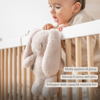 LouLou Plush Rabbit - Soft Baby Cuddly Toy - 30 cm - Sand [IT]