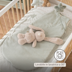 LouLou Plush Rabbit - Soft Baby Cuddly Toy - 30 cm - Sand [IT]