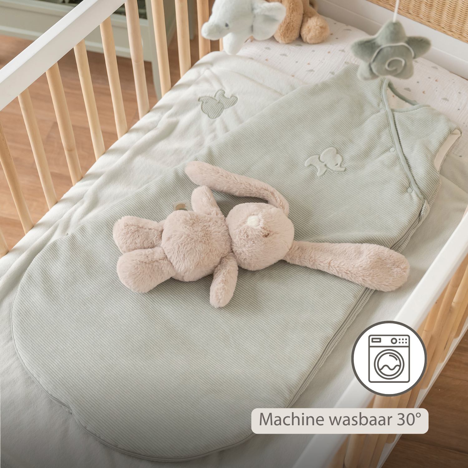 LouLou Plush Rabbit - Soft Baby Cuddly Toy - 30 cm - Sand [NL]