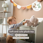 LouLou Plush Rabbit - Soft Baby Cuddly Toy - 30 cm - Sand [EN]