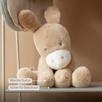 LouLou Plush Donkey - Soft Baby Cuddly Toy - 60 cm - Light Caramel [DE]