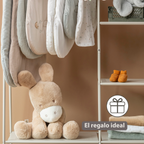 LouLou Plush Donkey - Soft Baby Cuddly Toy - 60 cm - Light Caramel [ES]