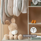 LouLou Plush Donkey - Soft Baby Cuddly Toy - 60 cm - Light Caramel [FR]