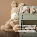 LouLou Plush Donkey - Soft Baby Cuddly Toy - 60 cm - Light Caramel [NL]