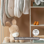 LouLou Plush Donkey - Soft Baby Cuddly Toy - 60 cm - Light Caramel [NL]