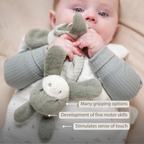 LouLou Mini Comforter Donkey - Baby Blanket
 - 25 cm - Linden Green [EN]
