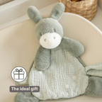 LouLou Mini Comforter Donkey - Baby Blanket
 - 25 cm - Linden Green [EN]
