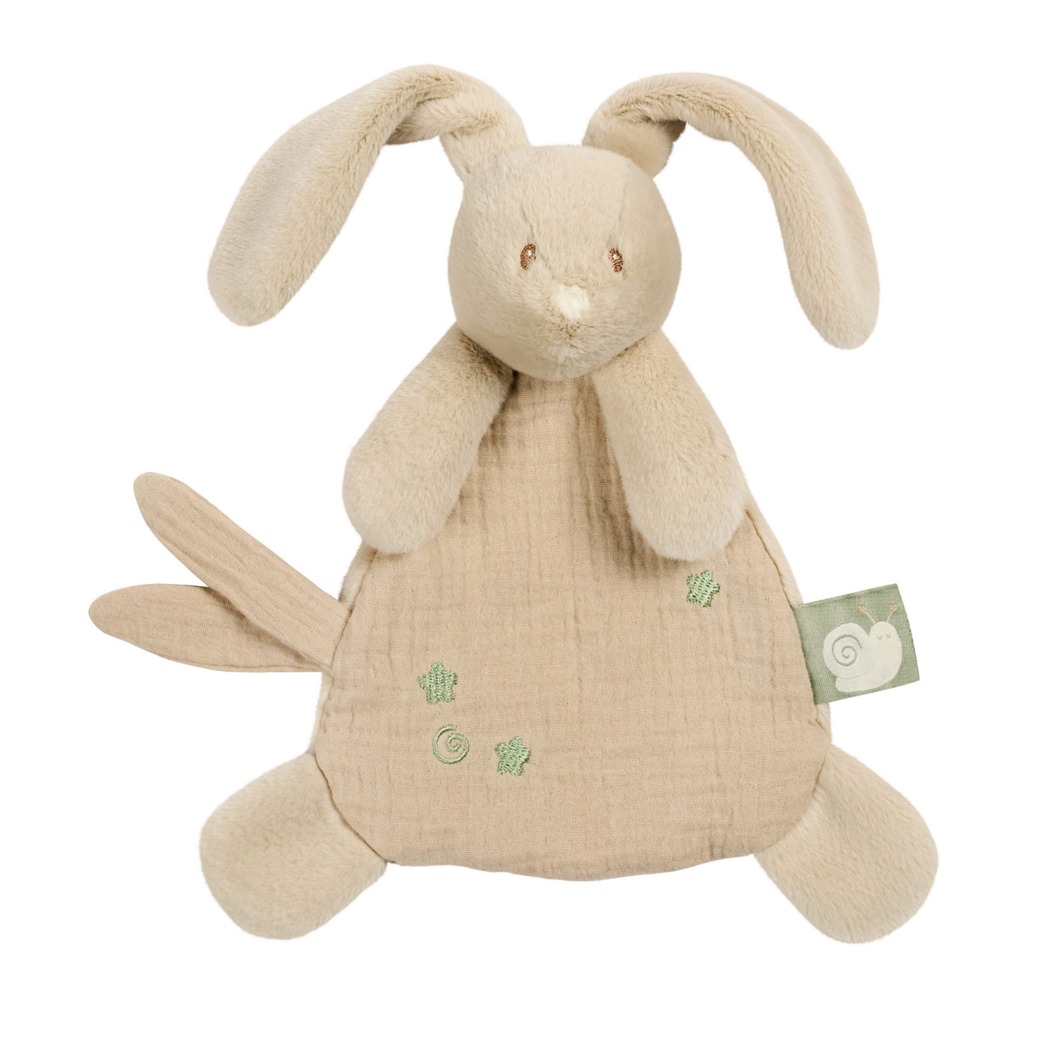 LouLou Mini Comforter Rabbit - Baby Blanket - 25 cm - Sand [DE]