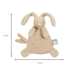 LouLou Mini Comforter Rabbit - Baby Blanket - 25 cm - Sand [ES]