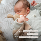 LouLou Comforter Donkey - Baby Blanket - 28 x 28 cm - Light Caramel [NL]