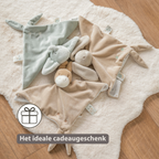 LouLou Comforter Donkey - Baby Blanket - 28 x 28 cm - Light Caramel [NL]