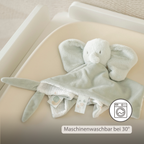 LouLou Comforter Elephant - Baby Blanket - 28 x 28 cm - Linden Green [DE]