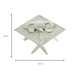 LouLou Comforter Elephant - Baby Blanket - 28 x 28 cm - Linden Green [DE]