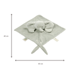 LouLou Comforter Elephant - Baby Blanket - 28 x 28 cm - Linden Green [FR]