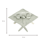 LouLou Comforter Elephant - Baby Blanket - 28 x 28 cm - Linden Green [EN]