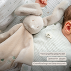 LouLou Comforter Rabbit - Baby Blanket - 28 x 28 cm - Caramel [NL]
