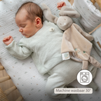 LouLou Comforter Rabbit - Baby Blanket - 28 x 28 cm - Caramel [NL]
