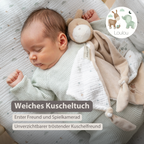 LouLou Maxi Comforter Donkey - Baby Blanket- 60 x 40 cm - Light Caramel [DE]