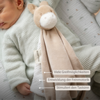LouLou Maxi Comforter Donkey - Baby Blanket- 60 x 40 cm - Light Caramel [DE]