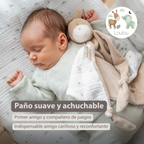 LouLou Maxi Comforter Donkey - Baby Blanket- 60 x 40 cm - Light Caramel [ES]