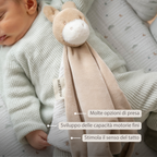 LouLou Maxi Comforter Donkey - Baby Blanket- 60 x 40 cm - Light Caramel [IT]