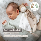 LouLou Maxi Comforter Donkey - Baby Blanket- 60 x 40 cm - Light Caramel [EN]