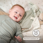 LouLou Maxi Comforter Elephant - Baby Blanket - 60 x 40 cm - Linden Green [NL]