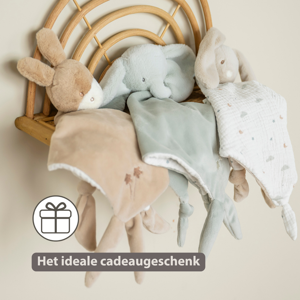 LouLou Maxi Comforter Elephant - Baby Blanket - 60 x 40 cm - Linden Green [NL]