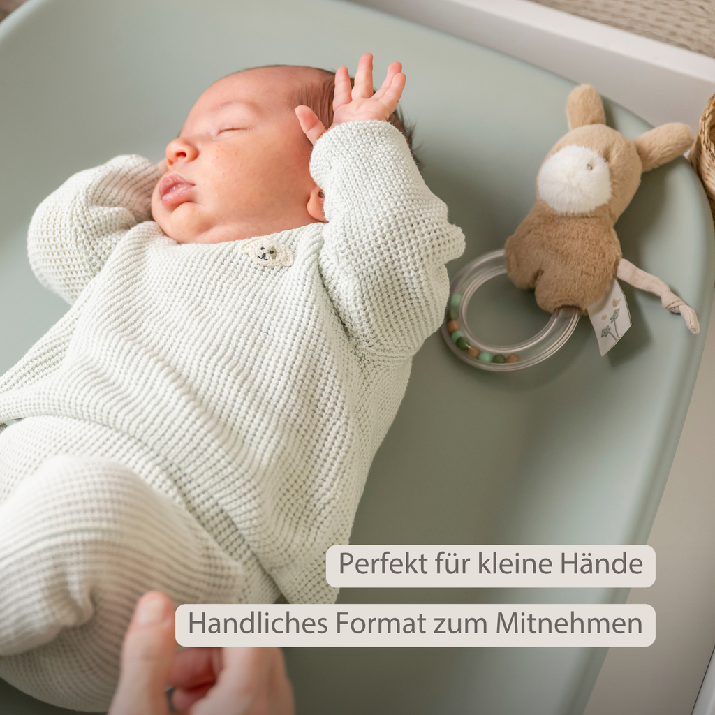 LouLou Rattle Donkey - 15 cm - Light Caramel [DE]