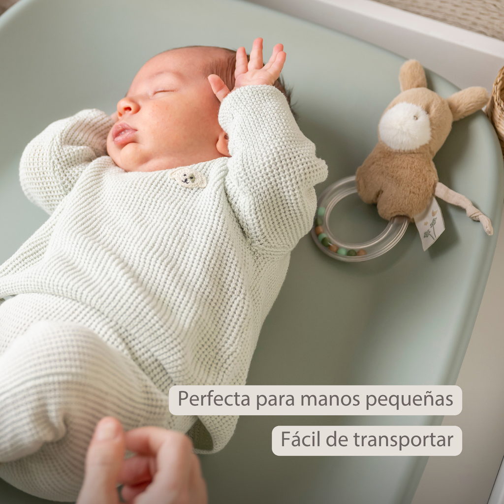 LouLou Rattle Donkey - 15 cm - Light Caramel [ES]