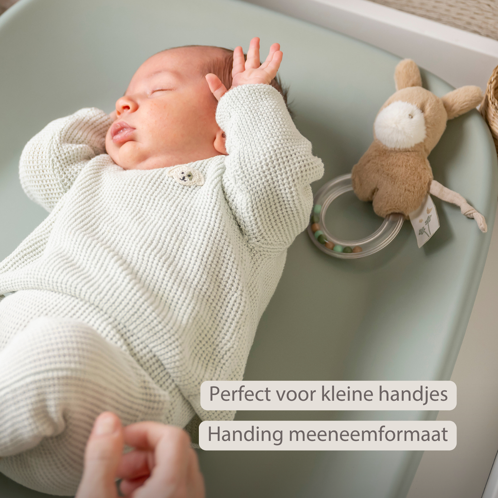 LouLou Rattle Donkey - 15 cm - Light Caramel [NL]
