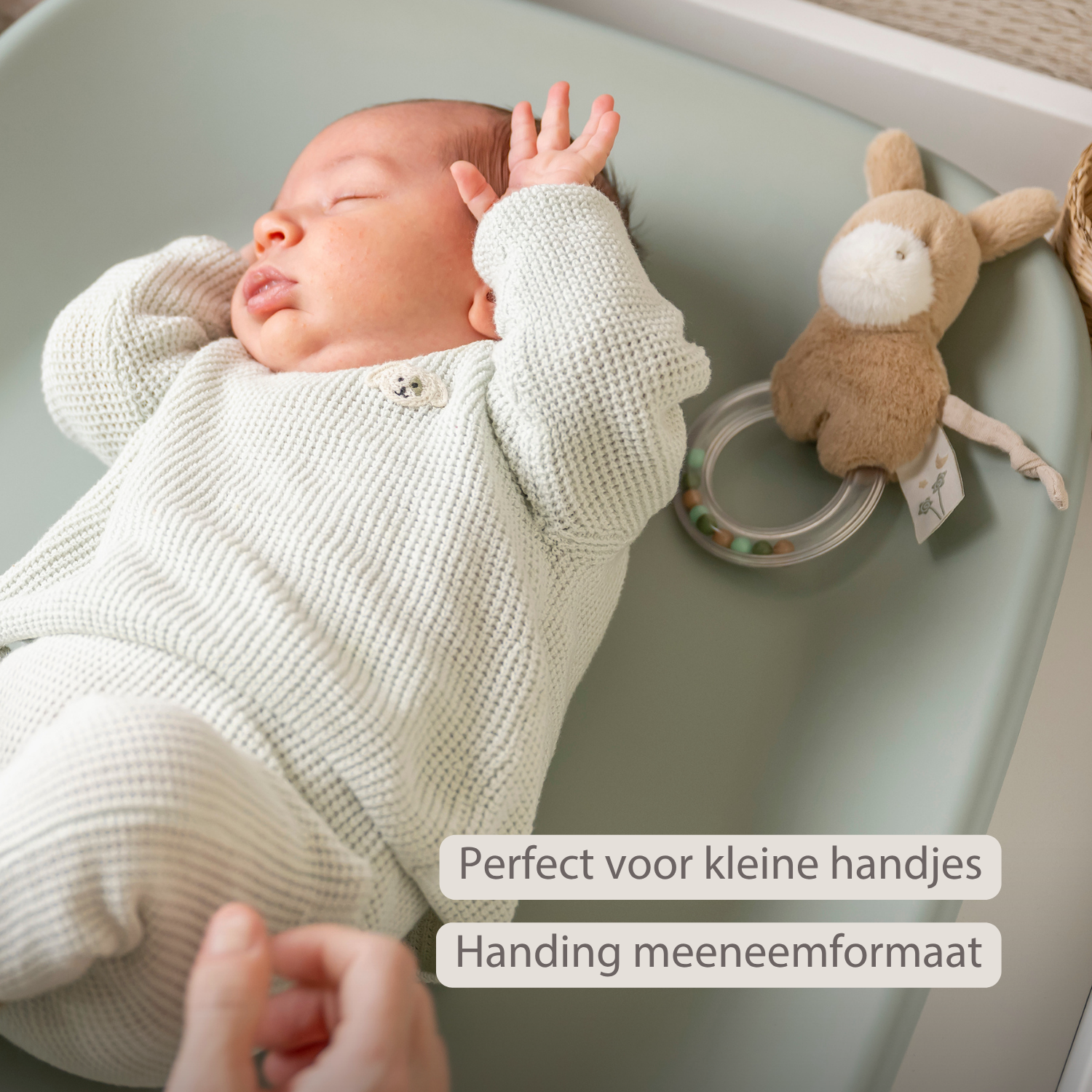 LouLou Rattle Donkey - 15 cm - Light Caramel [NL]