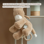 LouLou Musical Plush Donkey - Baby Soft Toy - 30 cm - Light Caramel [DE]