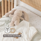 LouLou Musical Plush Rabbit  - Baby Soft Toy - 30 cm - Sand [DE]