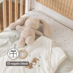 LouLou Musical Plush Rabbit  - Baby Soft Toy - 30 cm - Sand [ES]