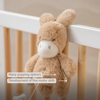 LouLou Mini Musical Plush Donkey - Baby Soft Toy - 20 cm - Light Caramel [EN]