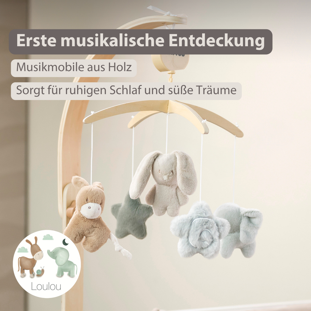 LouLou Musical Mobile - 50 x 40 x 74 cm - Soft Colours [DE]