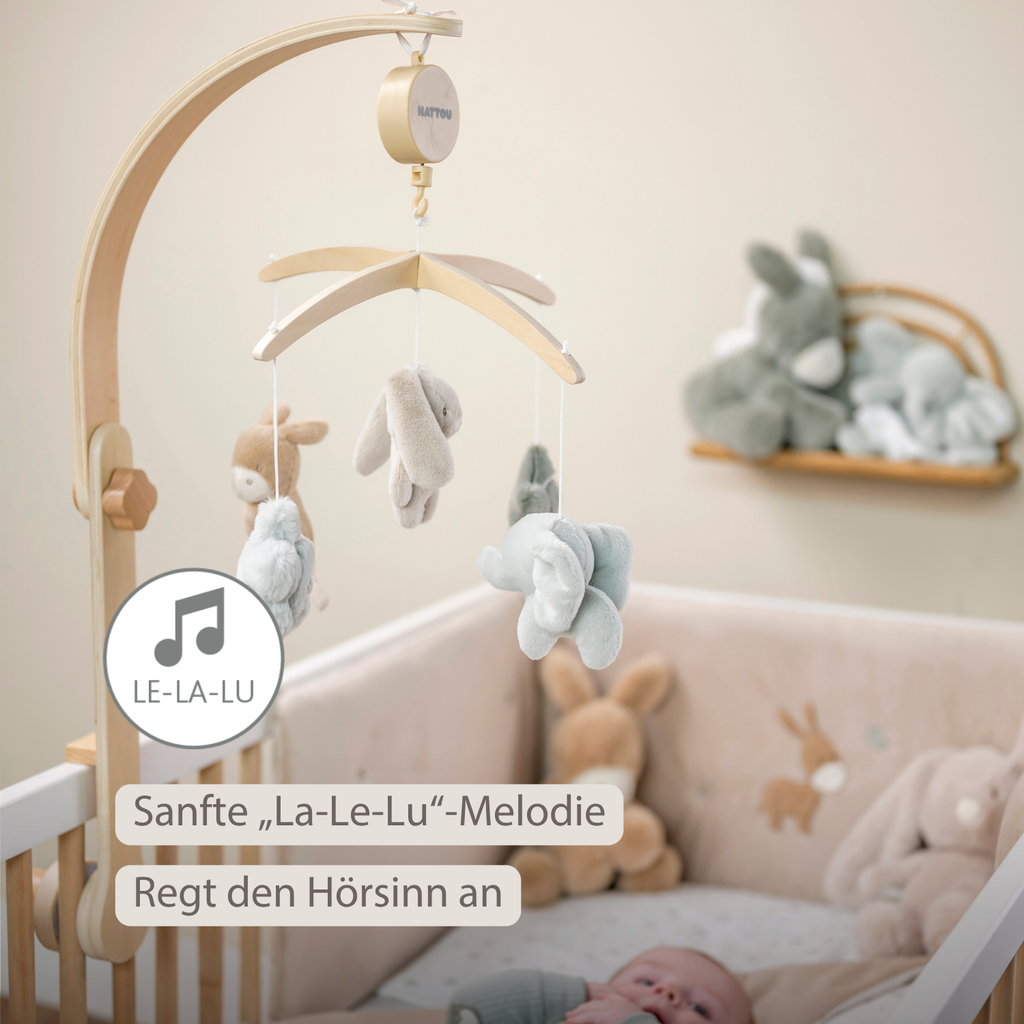 LouLou Musical Mobile - 50 x 40 x 74 cm - Soft Colours [DE]