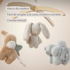 LouLou Musical Mobile - 50 x 40 x 74 cm - Soft Colours [ES]
