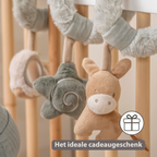 LouLou Activity Spiral - Baby Spiral Toy for Home or On the Go - 18 cm - Soft Colours [NL]